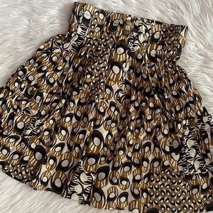 Printed High Waisted Skirt